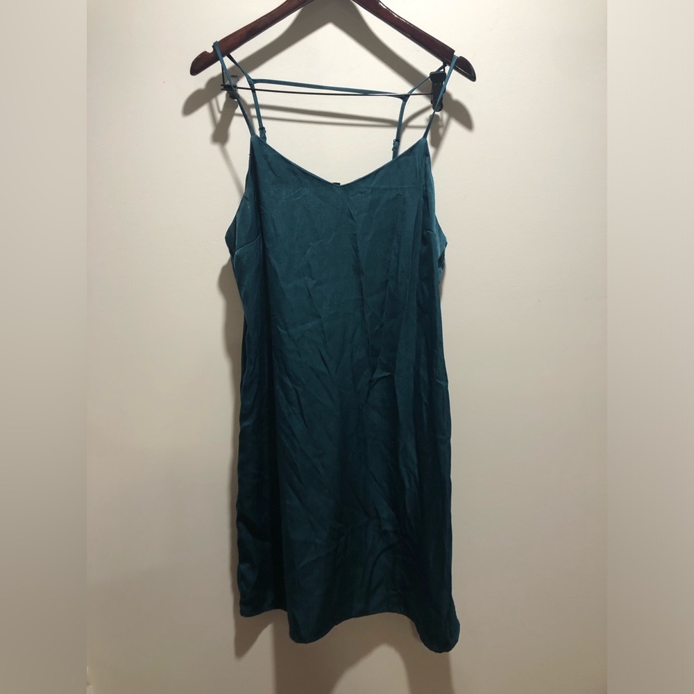 Women's Teal Slip Dress - H&M